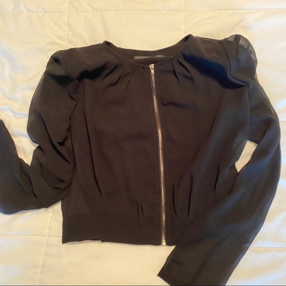 Black Mesh Bomber